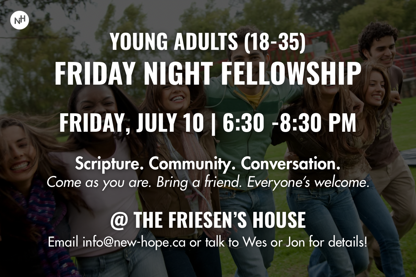 Young Adults Friday Night Fellowship