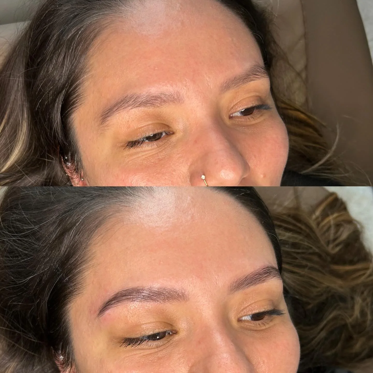 Brow lami tint and wax 💕