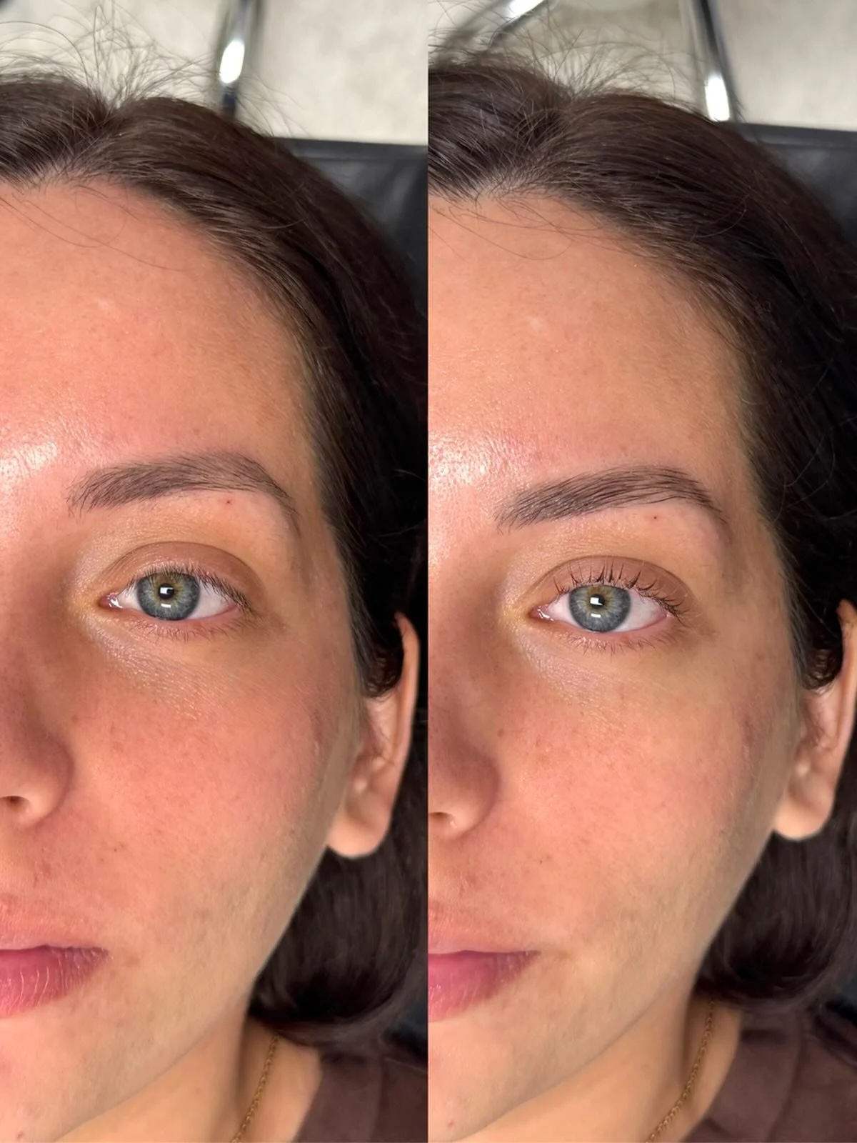 Lash lift and brow lami for a subtle lifted look ✨