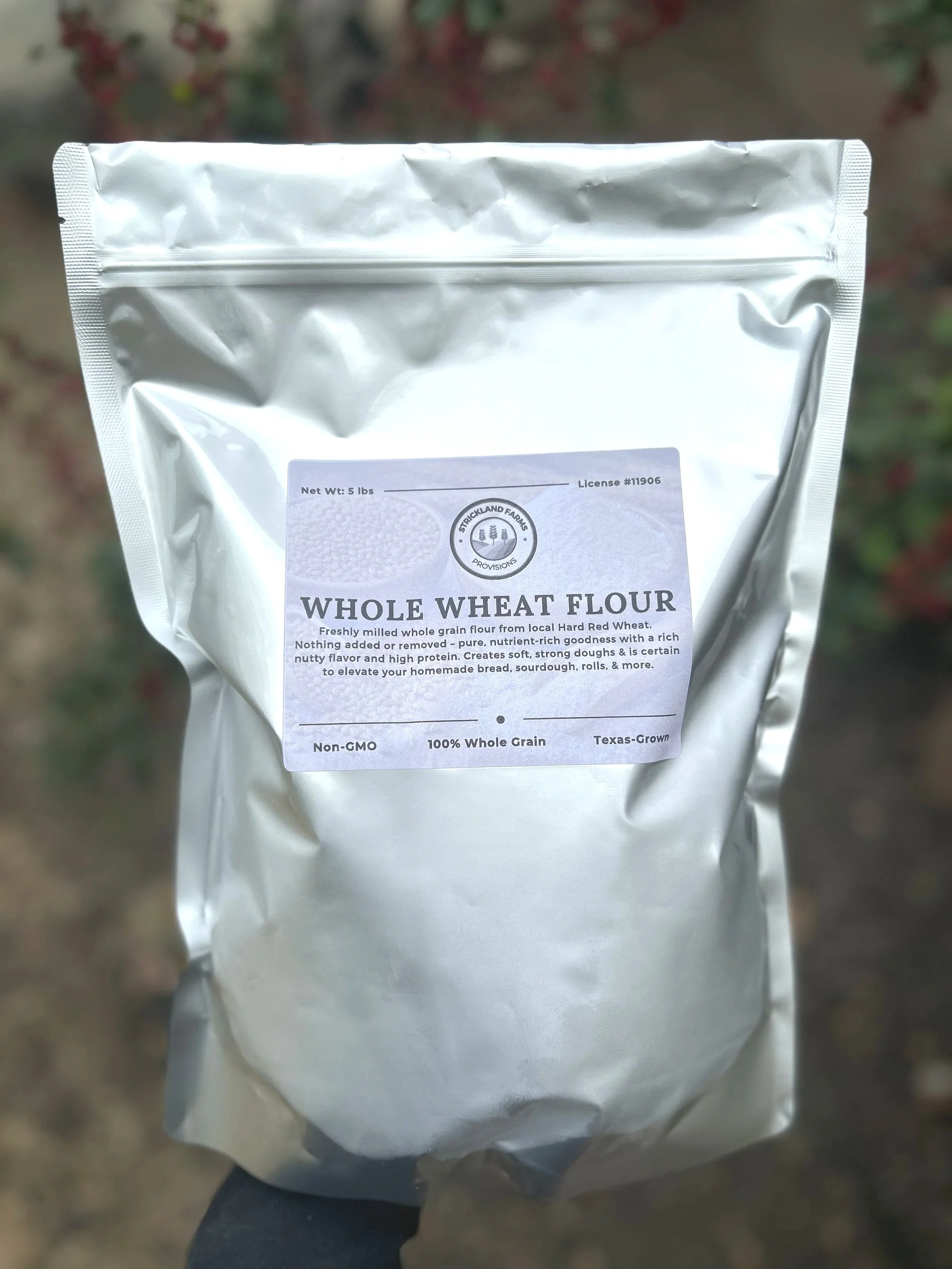 100% Whole Wheat Flour (Hard Red)