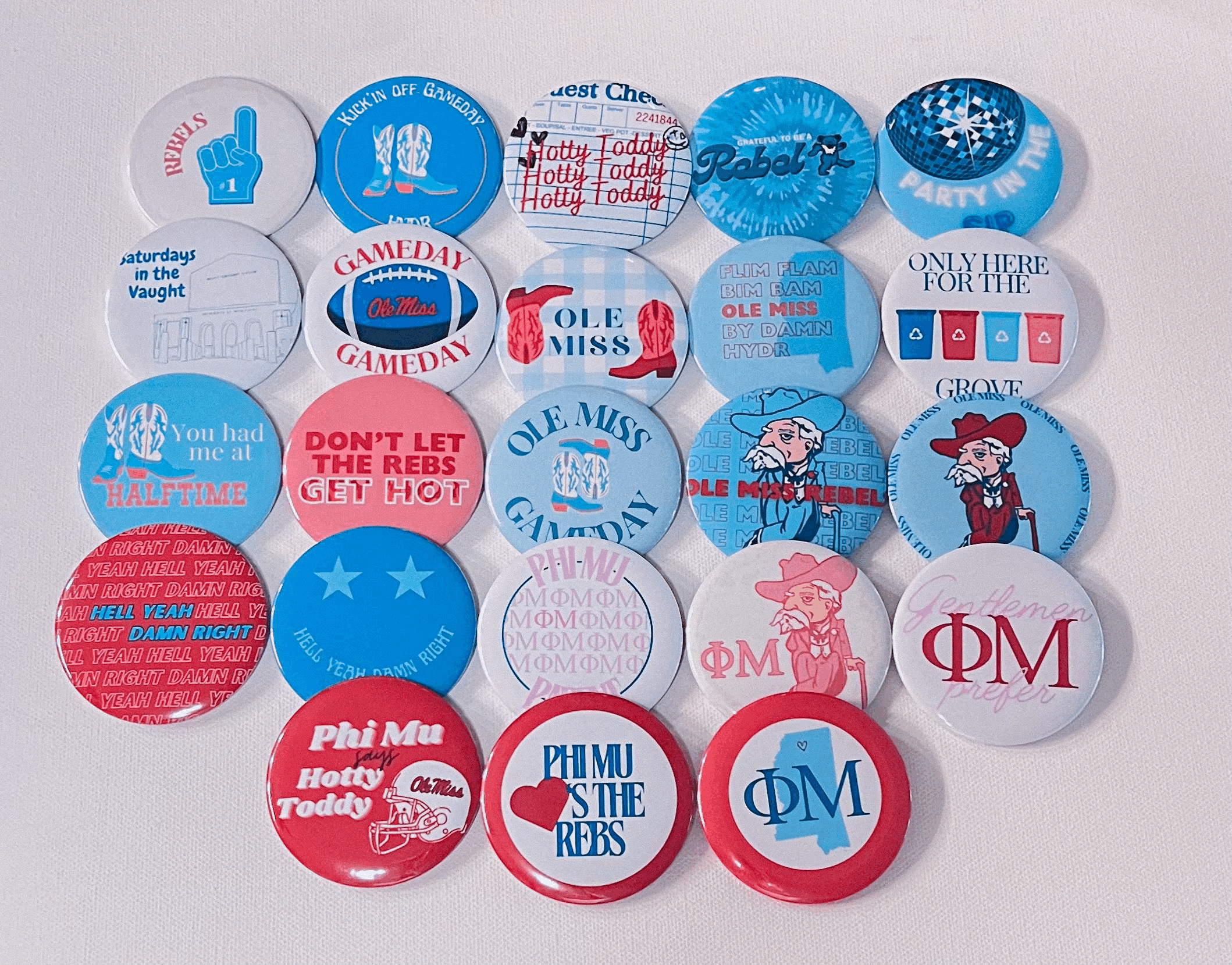 Gameday & Sorority Buttons #1