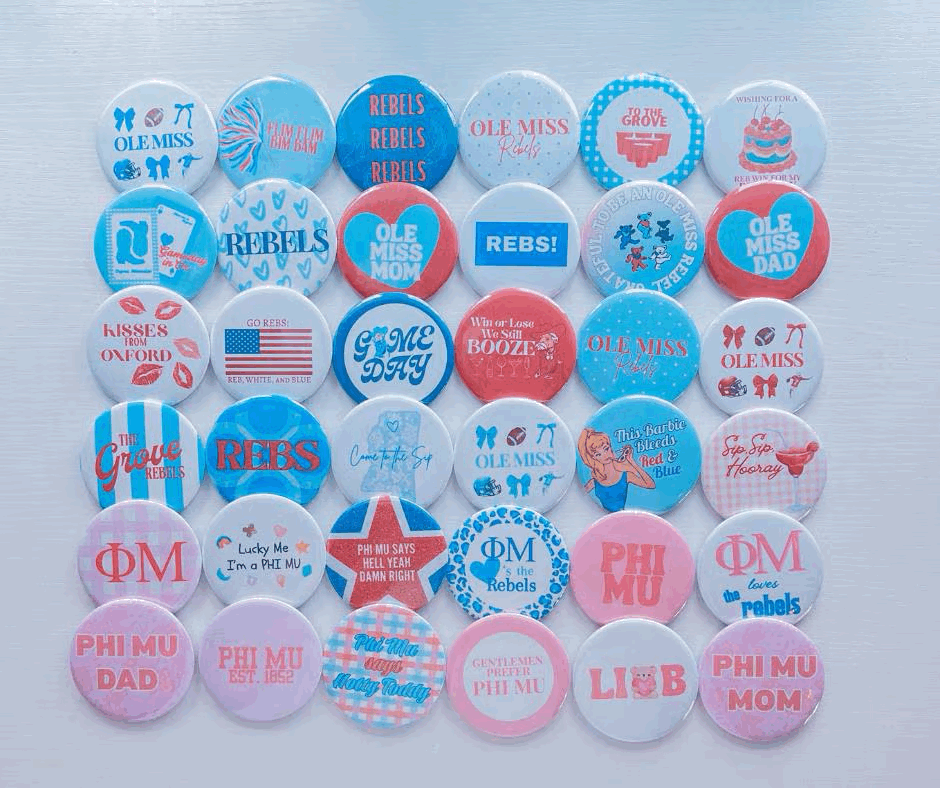Sorority & Gameday Buttons #2