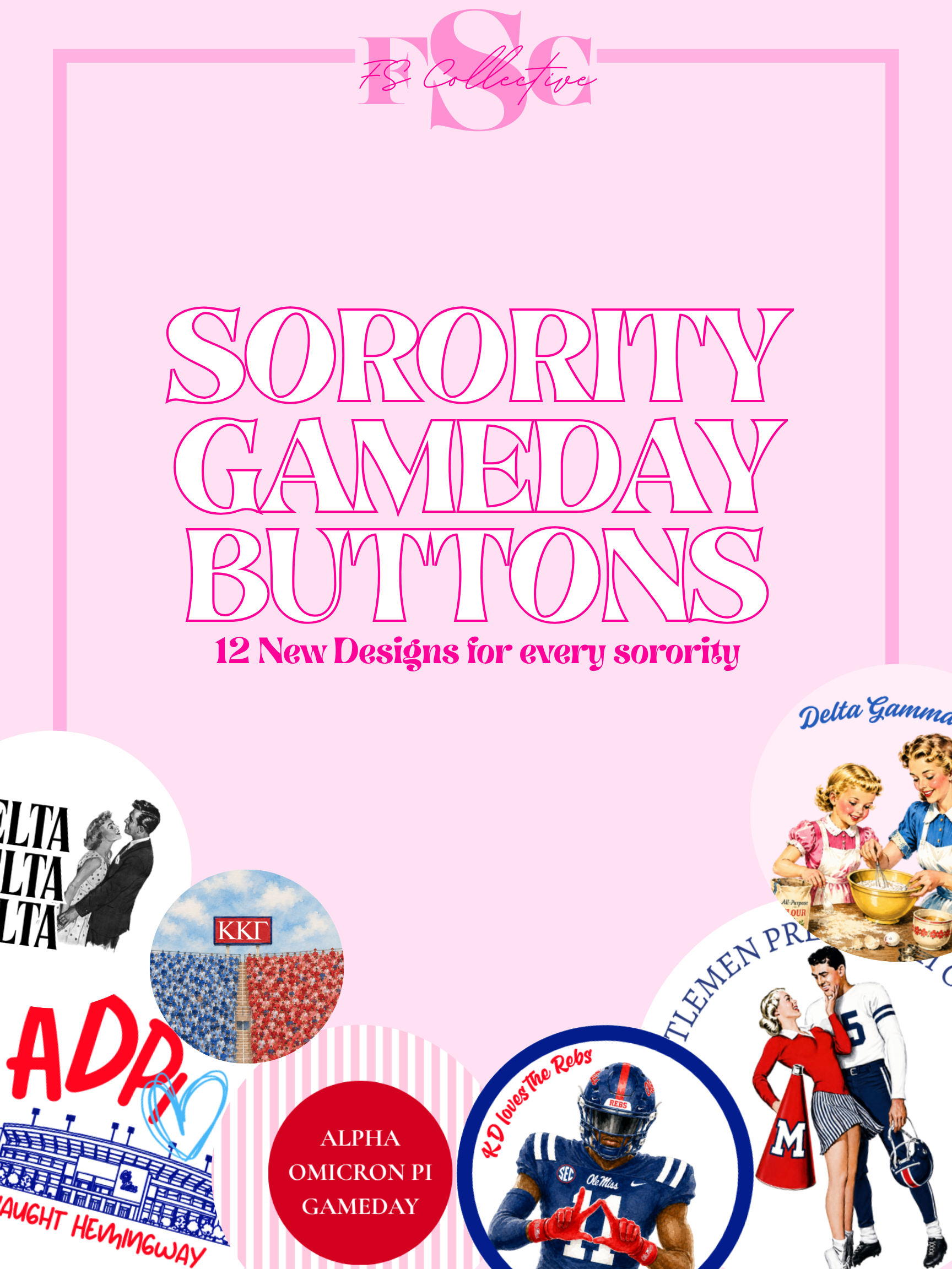 Sorority Gameday Buttons #4