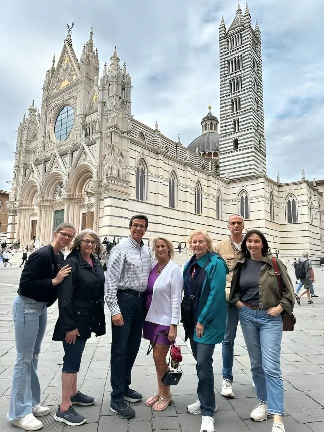 Karen Dawson and Group in Sienna Travel with Southlake Travel