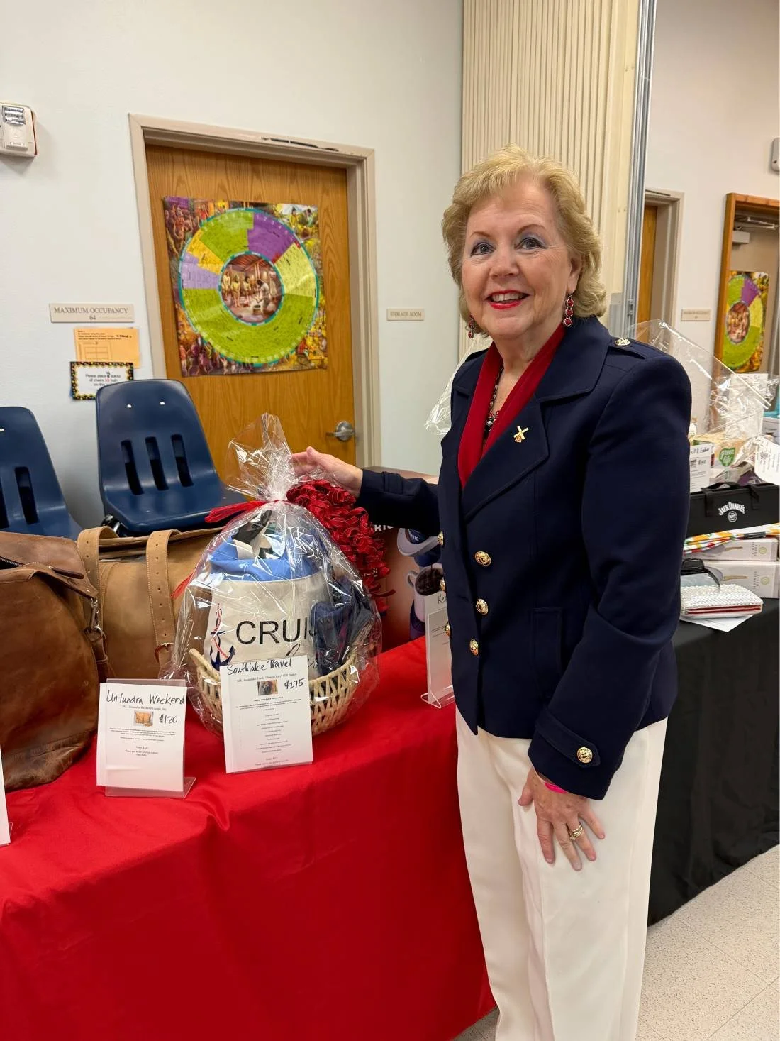 Karen Dawson Southlake Travel - Travel Basket Prize - Charity Fundraiser