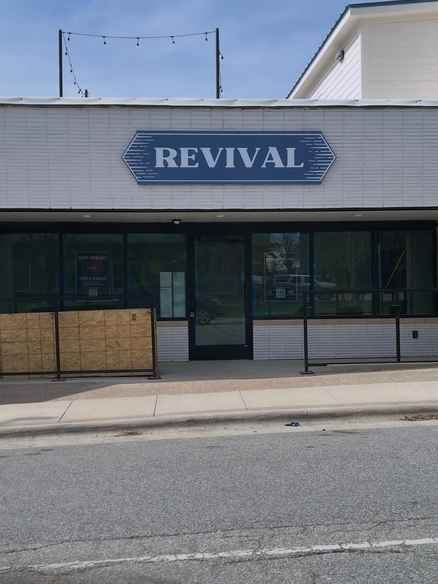 The name is up. The vision is coming to life. Revival is one step closer. Less than a month until we open 👀 stay tuned for our official grand opening date! 🍸