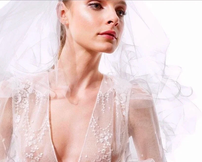 Soft, luminous bridal makeup by New York City makeup artist Elisa Flowers, showcasing radiant skin and natural, modern wedding beauty