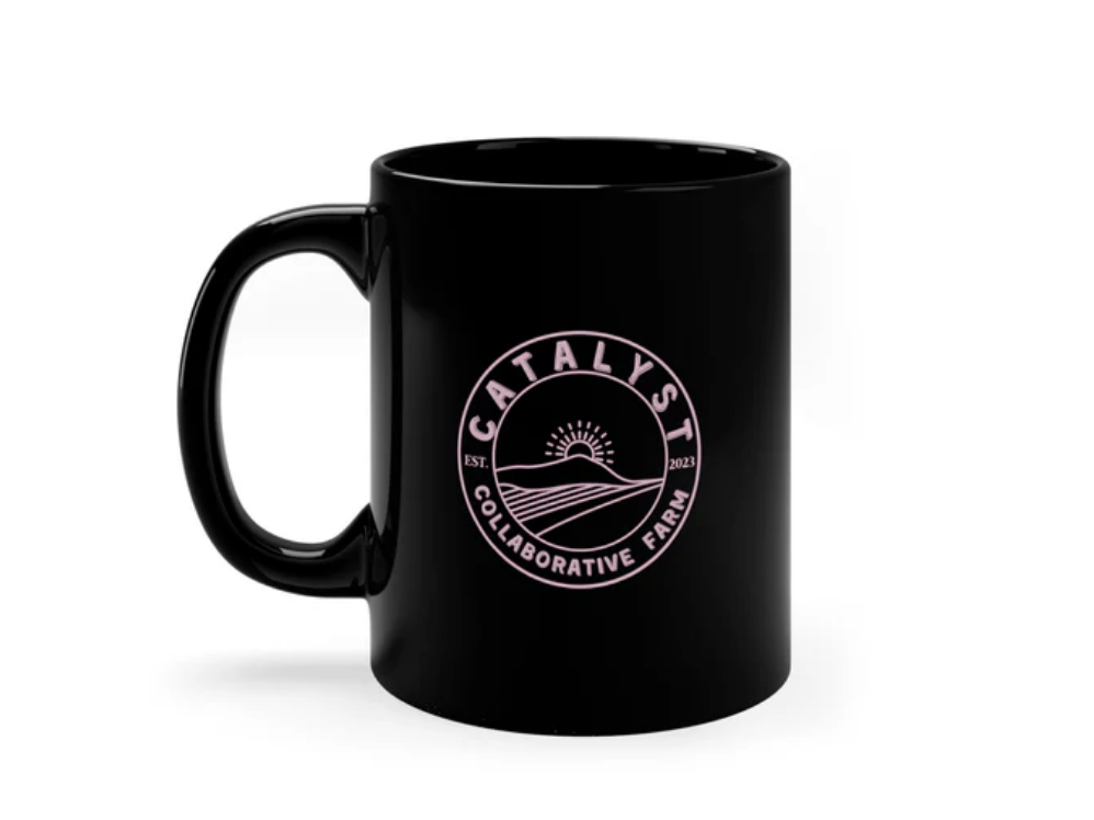 Catalyst Collaborative Farm Logo Mug, 15oz Black or White
