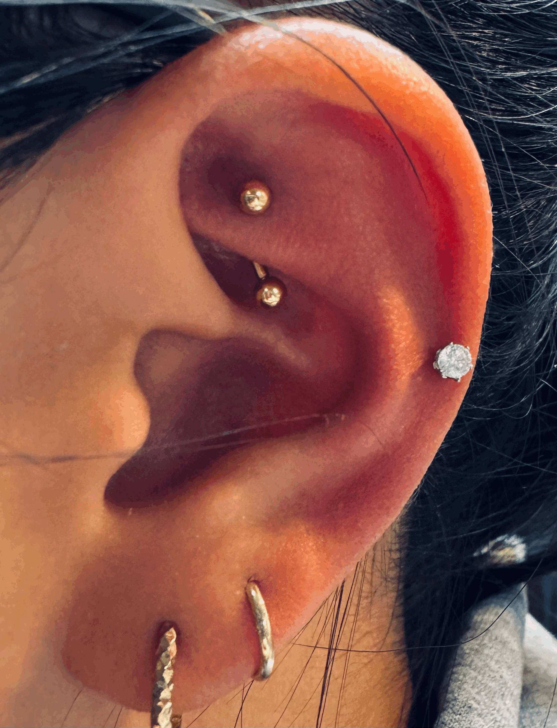 Rook/Daith Piercing