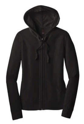 District® Women’s Fitted Jersey Full-Zip Hoodie.