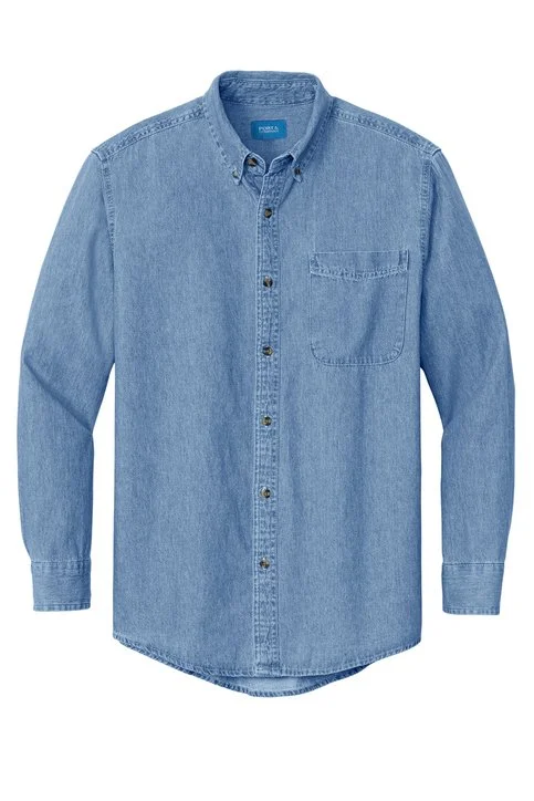 Long Sleeve Denim Shirt.