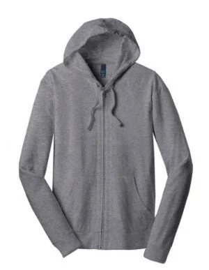 District® Jersey Full-Zip Hoodie. DT1100