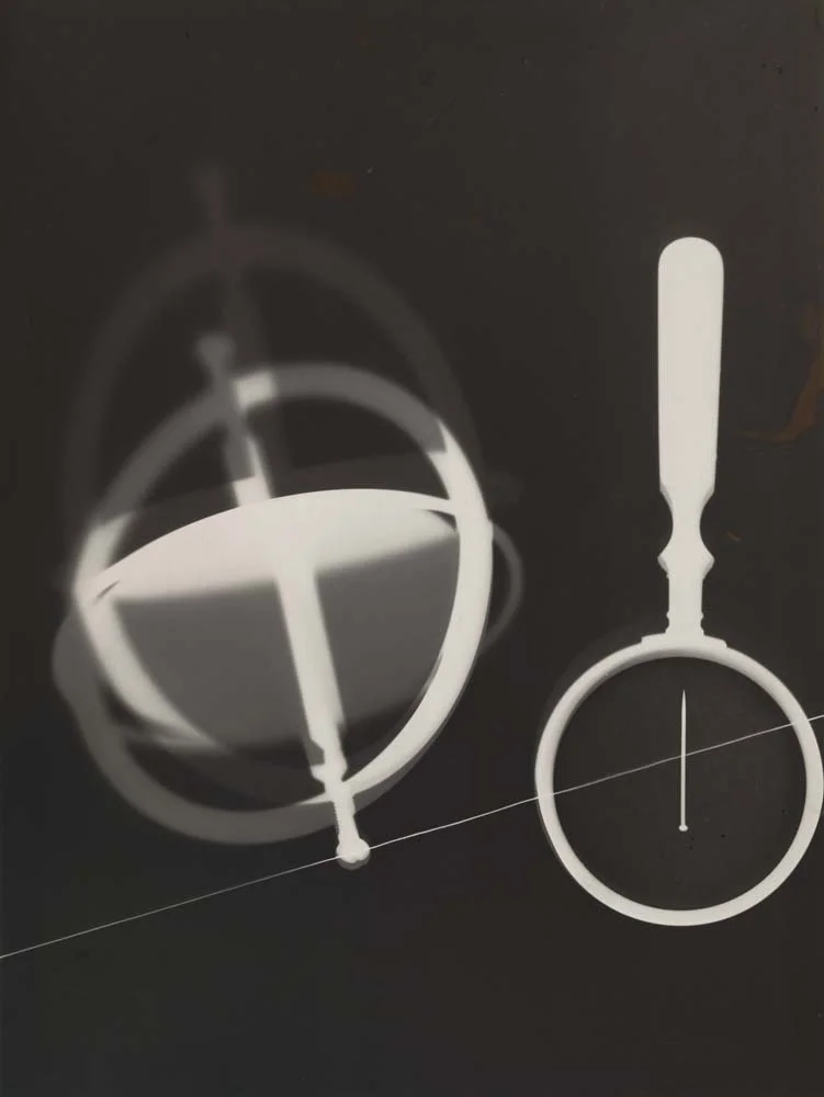 Man Ray, 1922: Rayograph — cameraless photogram of objects placed directly on light-sensitive paper.