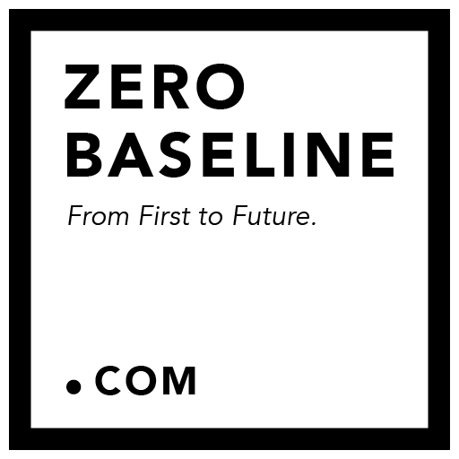 Logo of Zero Baseline of Photography with tagline: From First to Future.