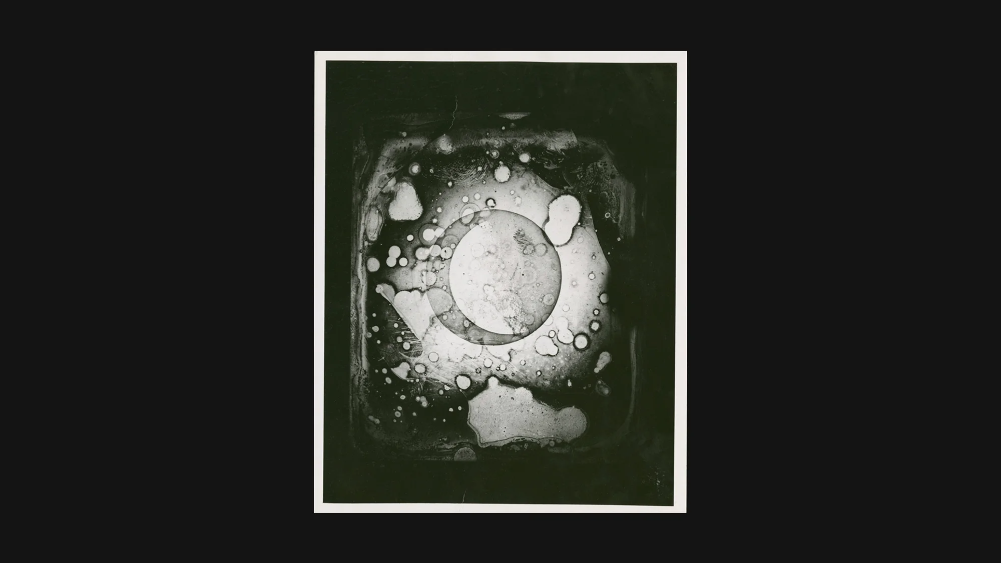 John Draper 1840: daguerreotype of the Moon showing surface detail – first astronomical photograph, New York University rooftop observatory.