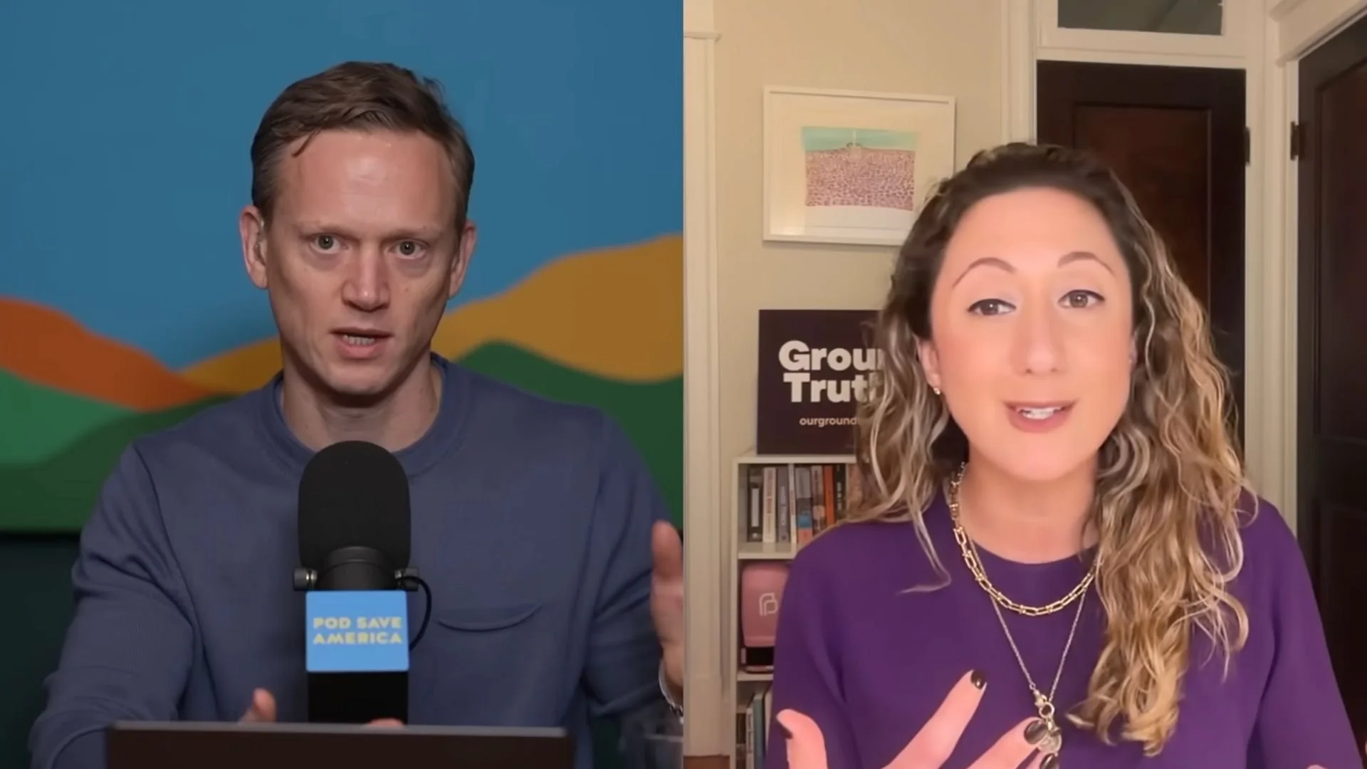 Tommy Vietor in conversation with Yasmin Radjy on Pod Save America