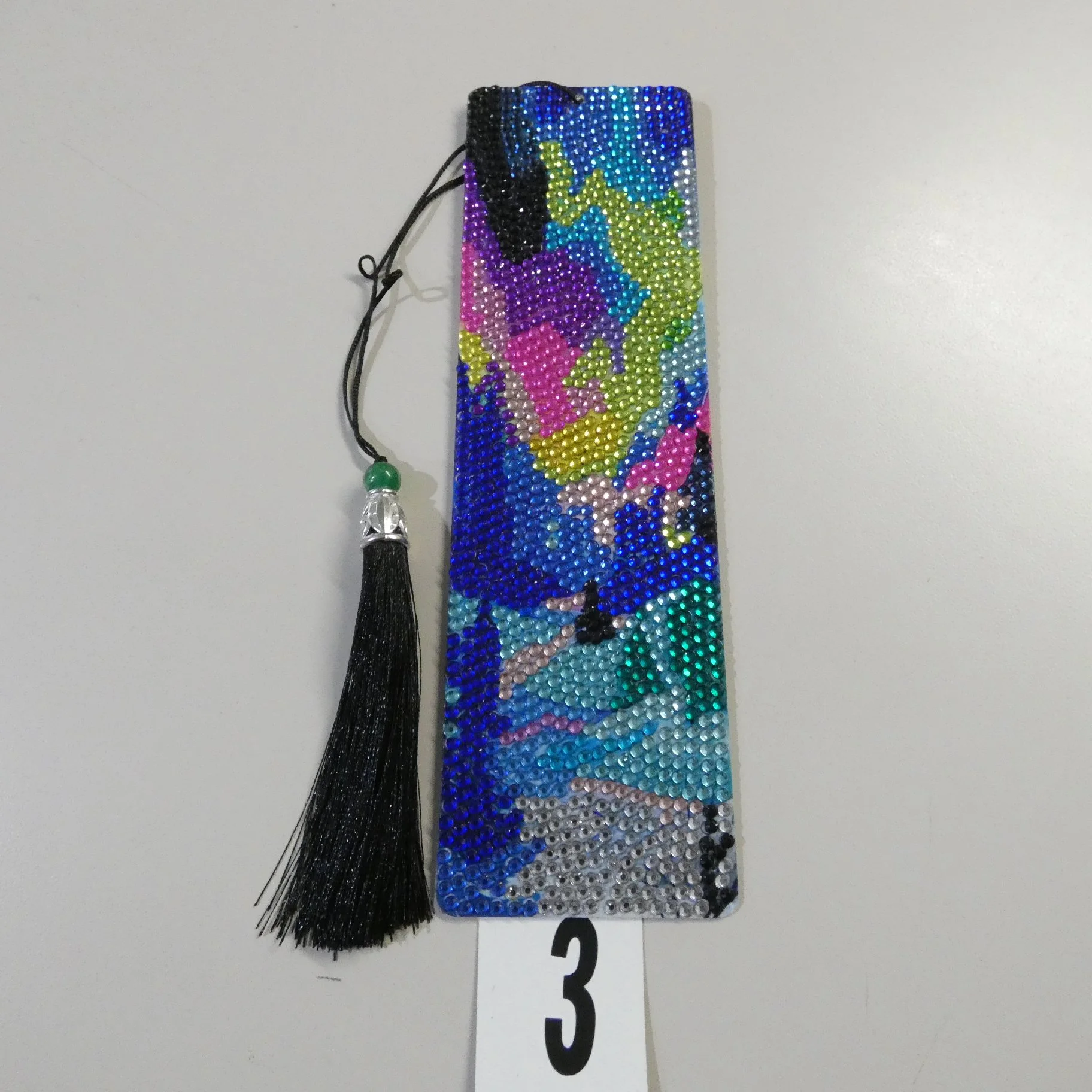 Aurora Borealis Diamond Painted Bookmark