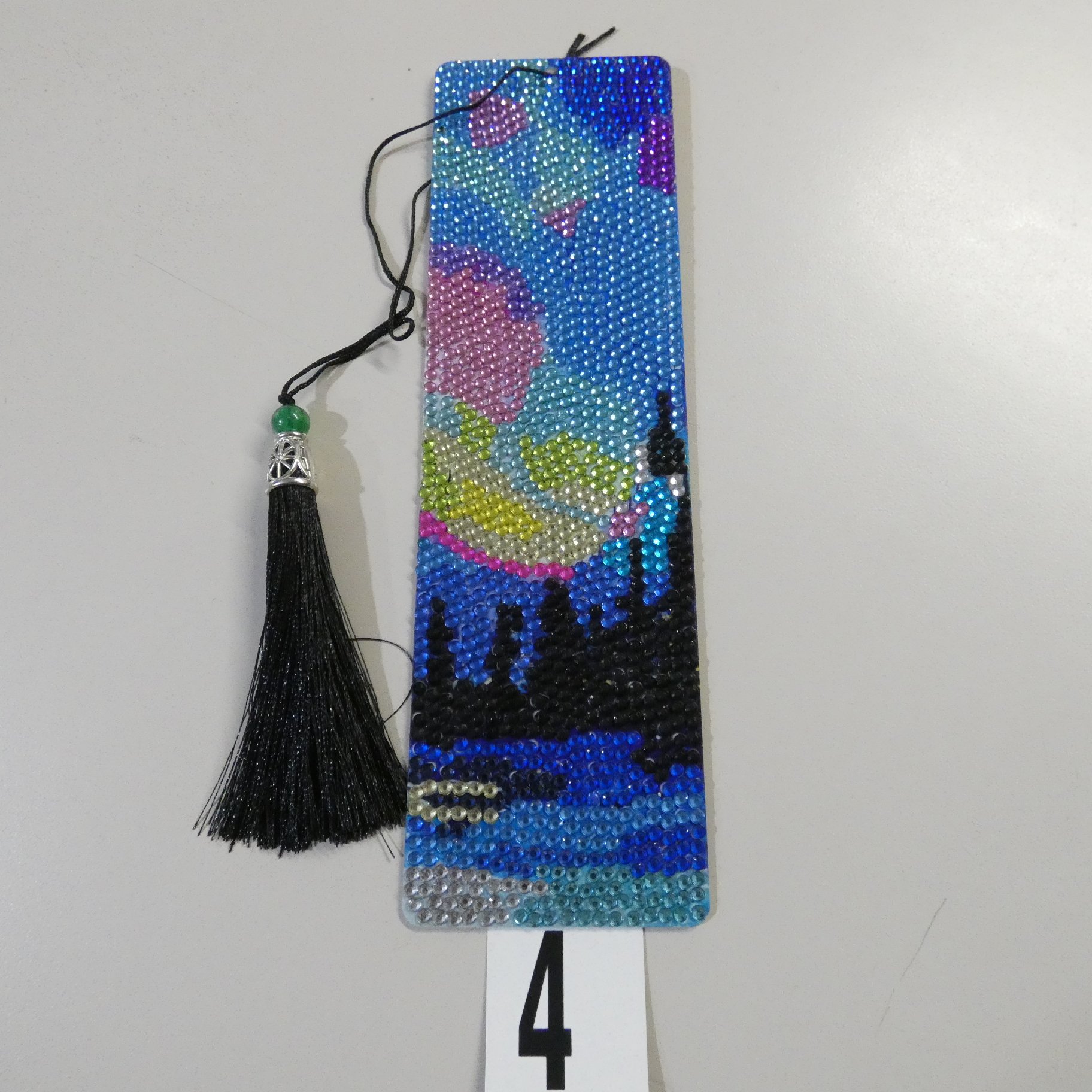 Aurora Borealis Diamond Painted Bookmark