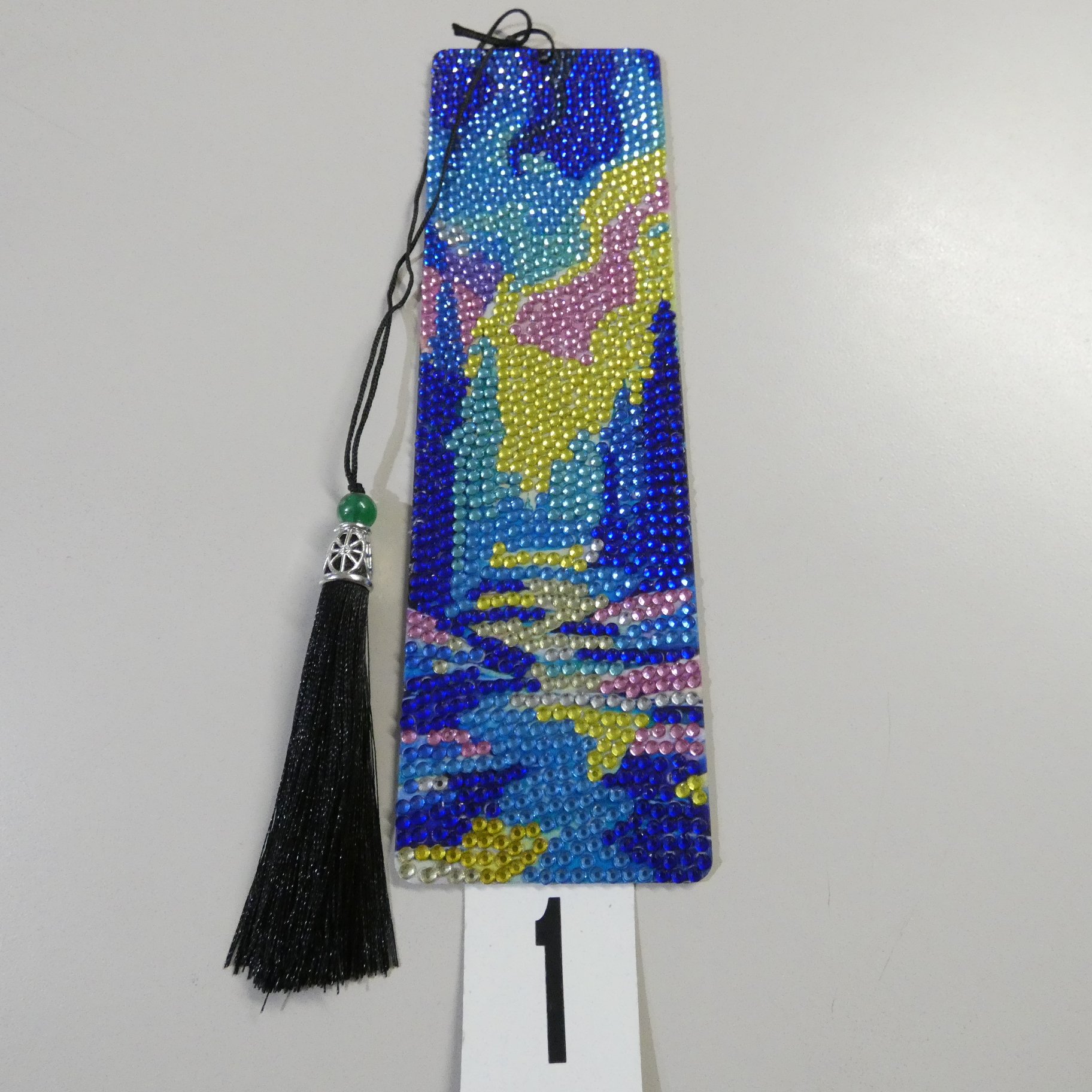 Aurora Borealis Diamond Painted Bookmark