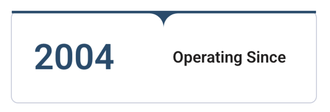 Operating Since 2004