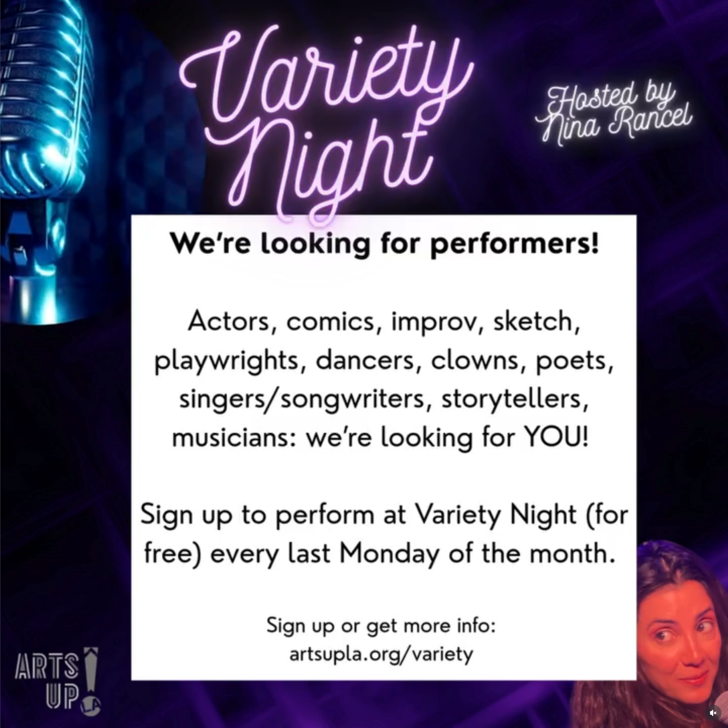 Variety Night Info