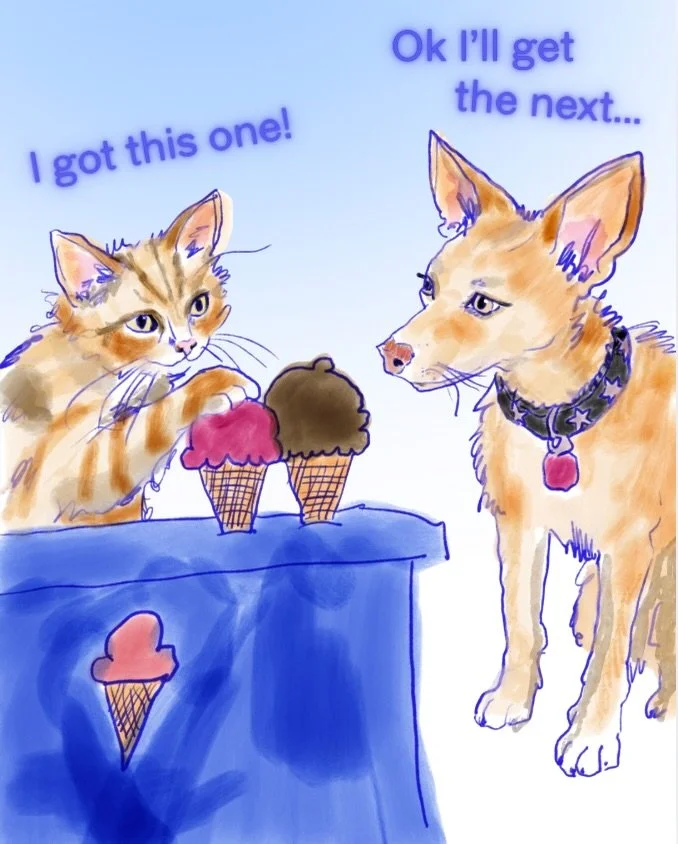 P.1 &mdash; The tales of Jelly the dog and Guy the cat 🐈