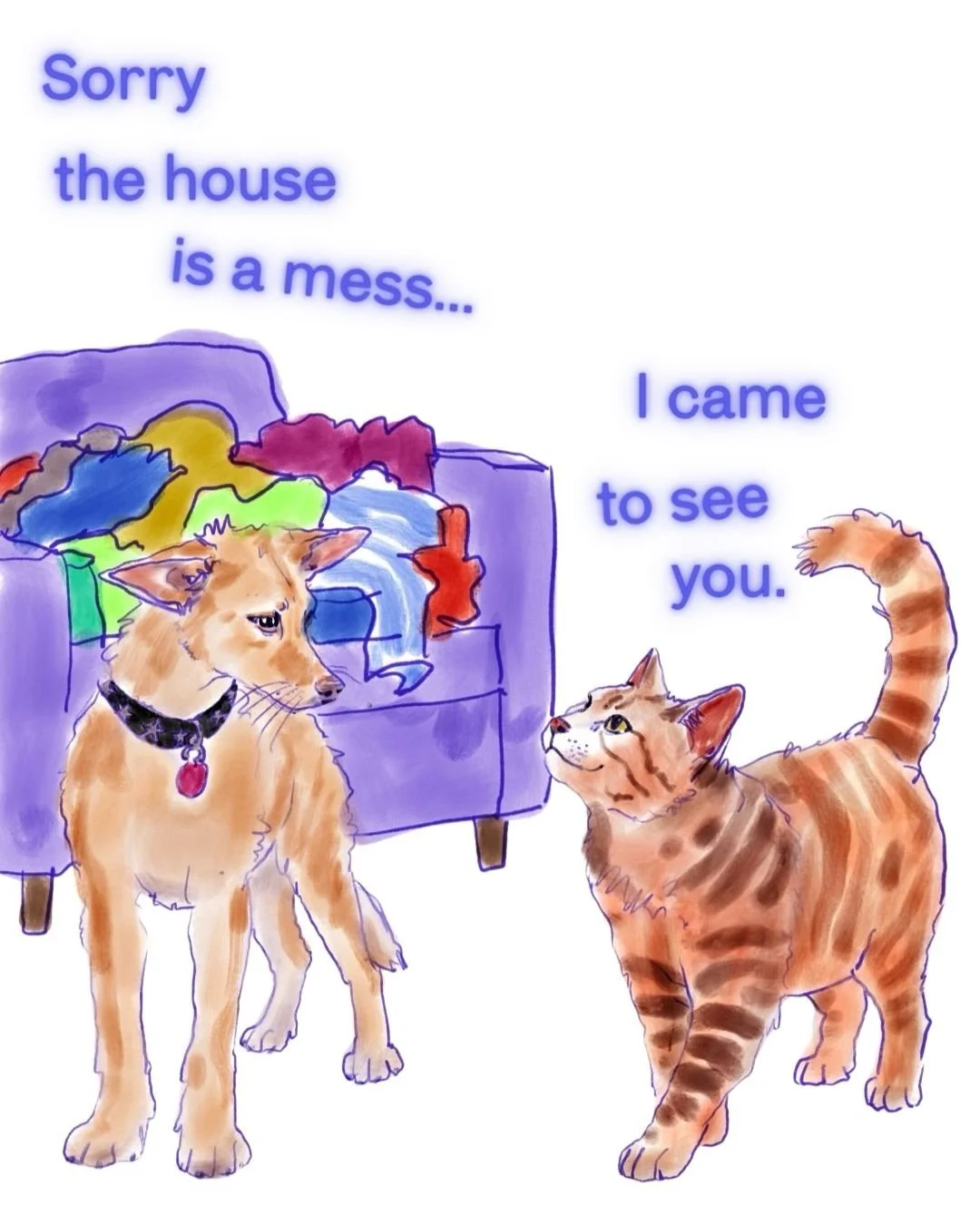 P.2 &mdash; The tales of Jelly the dog 🐶 and Guy the cat 🐈