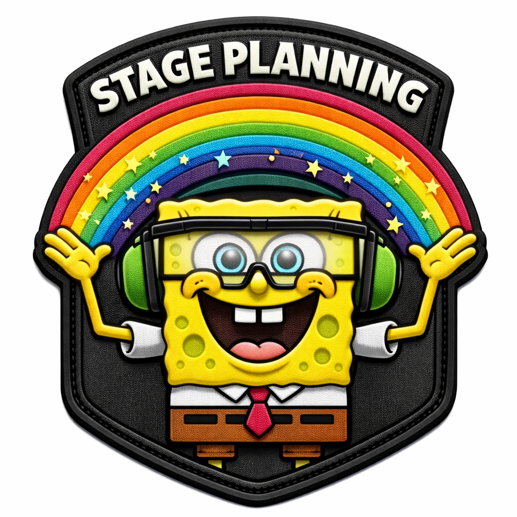 Stage Planning Velcro PVC patch