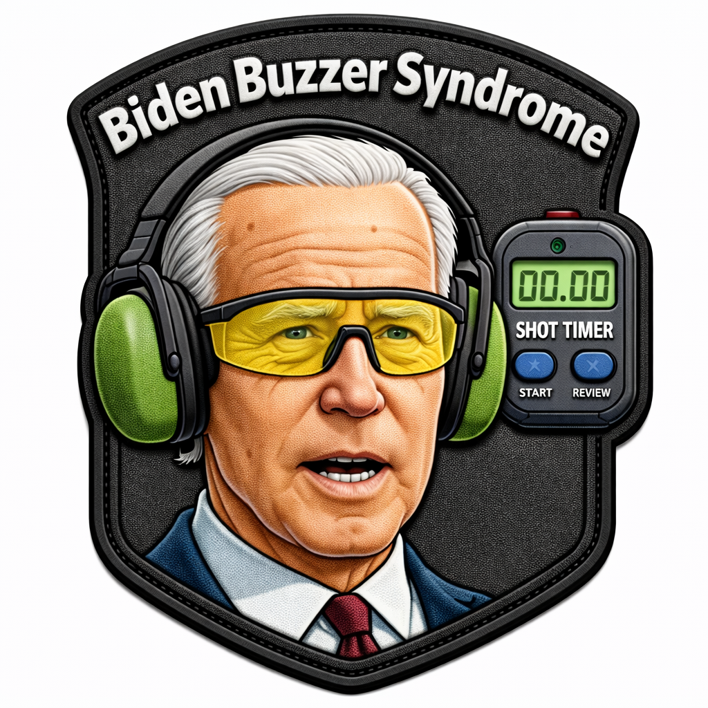 "Biden Buzzer Syndrome" Velcro PVC Patch