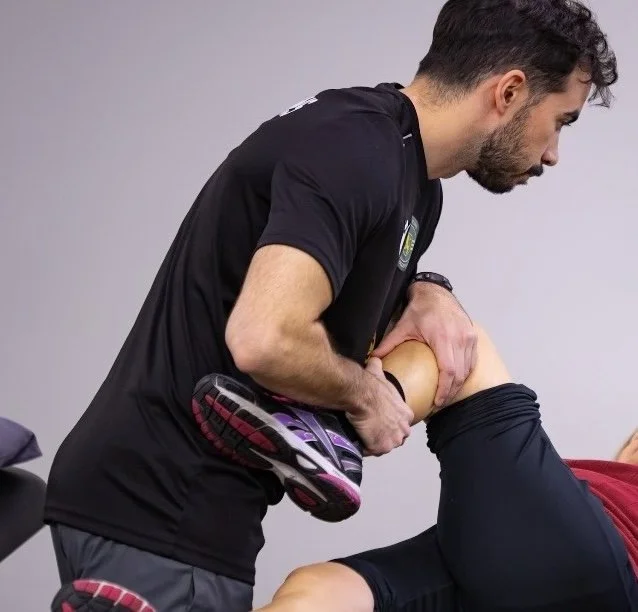 Sports physical therapist providing one-on-one care in Clark New Jersey