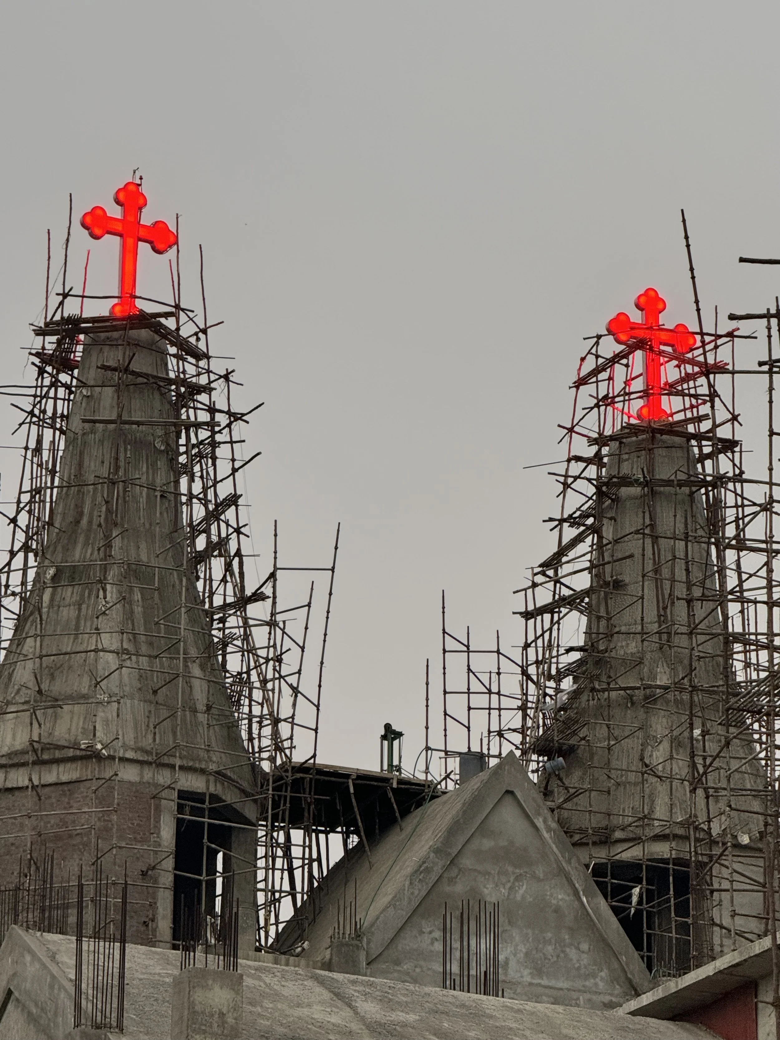 Installation of the Holy Crosses