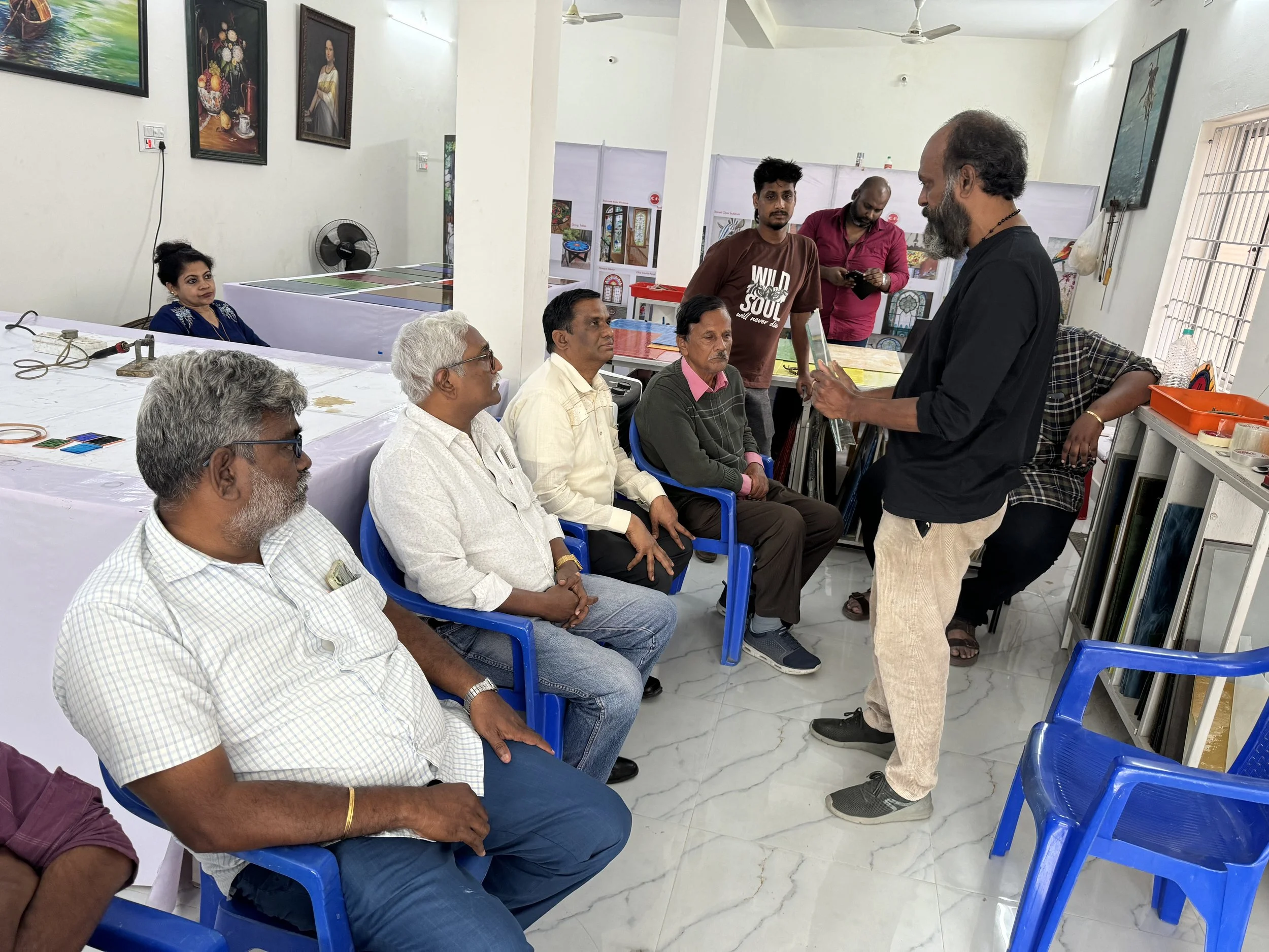 Stained Glass Windows Work Quality Inspection