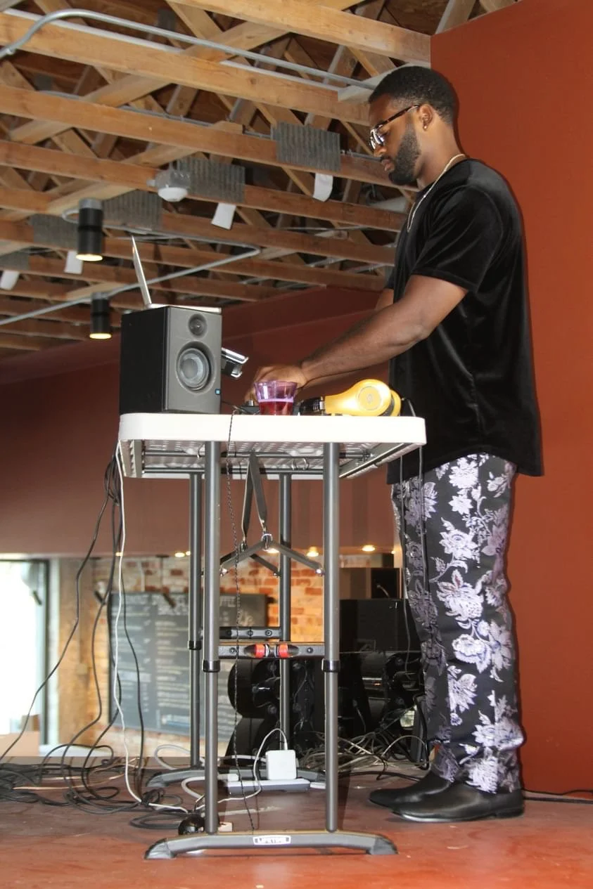 Djing a Fashion Show at The Monarch located in Ogden, Utah