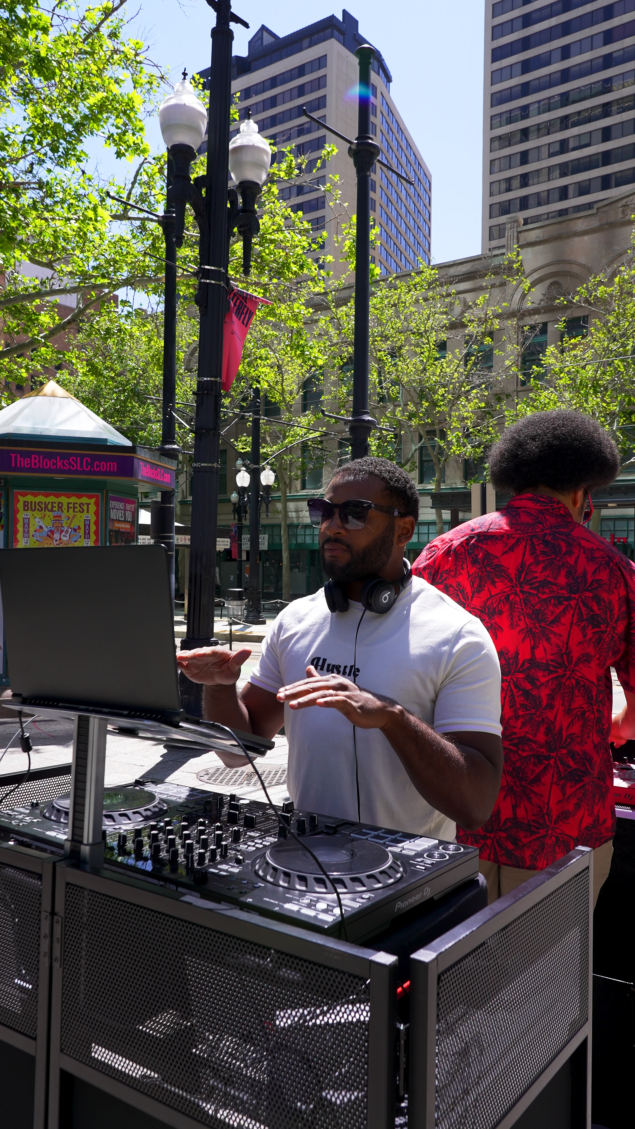 Downtown, Salt Lake City- Steet pop up DJ set