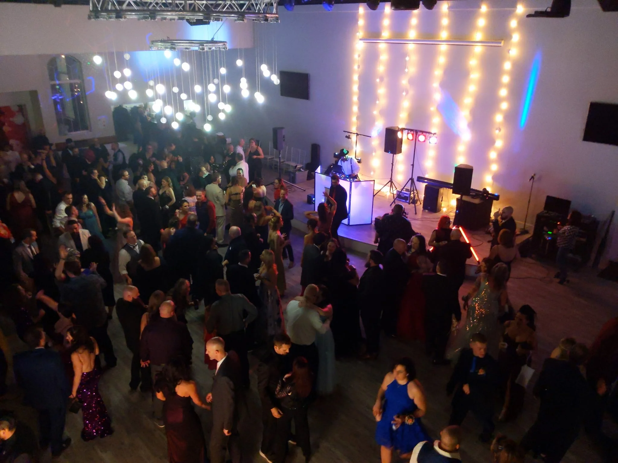DJ Highlight of a Packed Dancefloor in Davis County, Utah