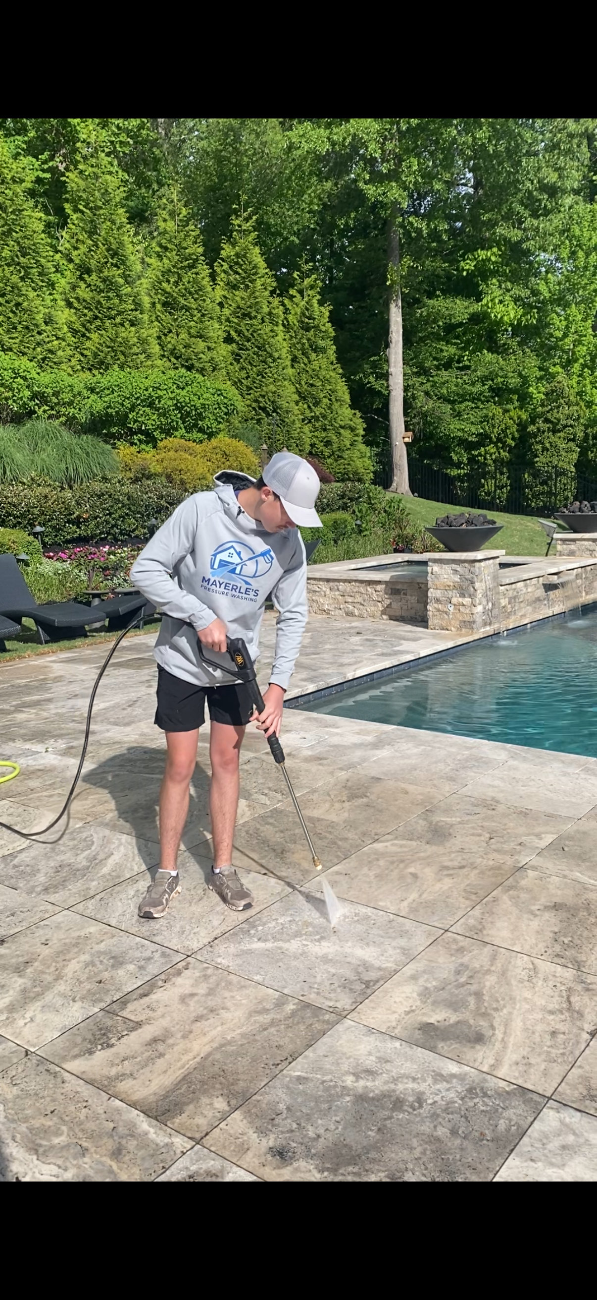 Brick & Pool Deck Cleaning