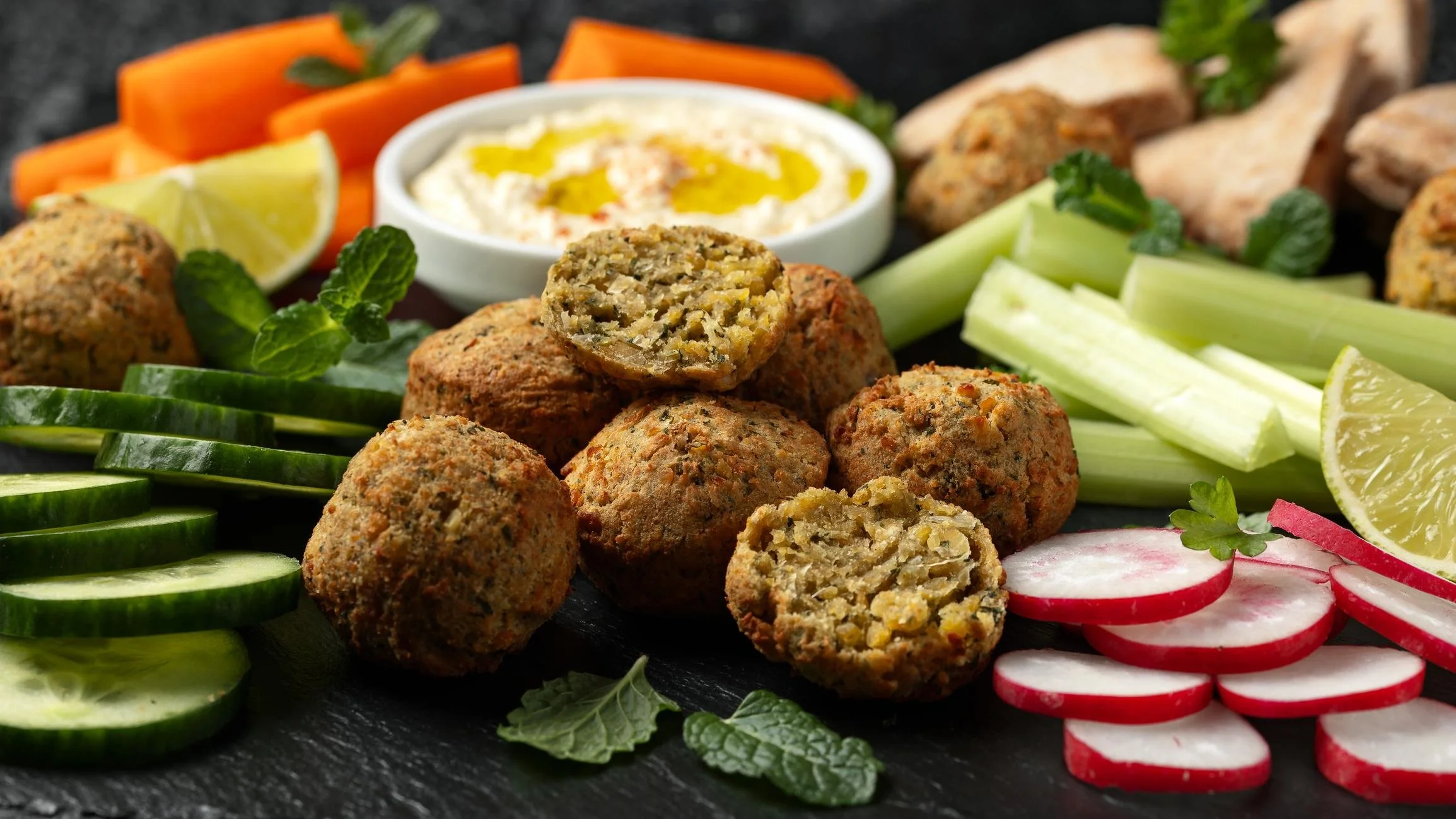 Chickpea & Spinach Falafel