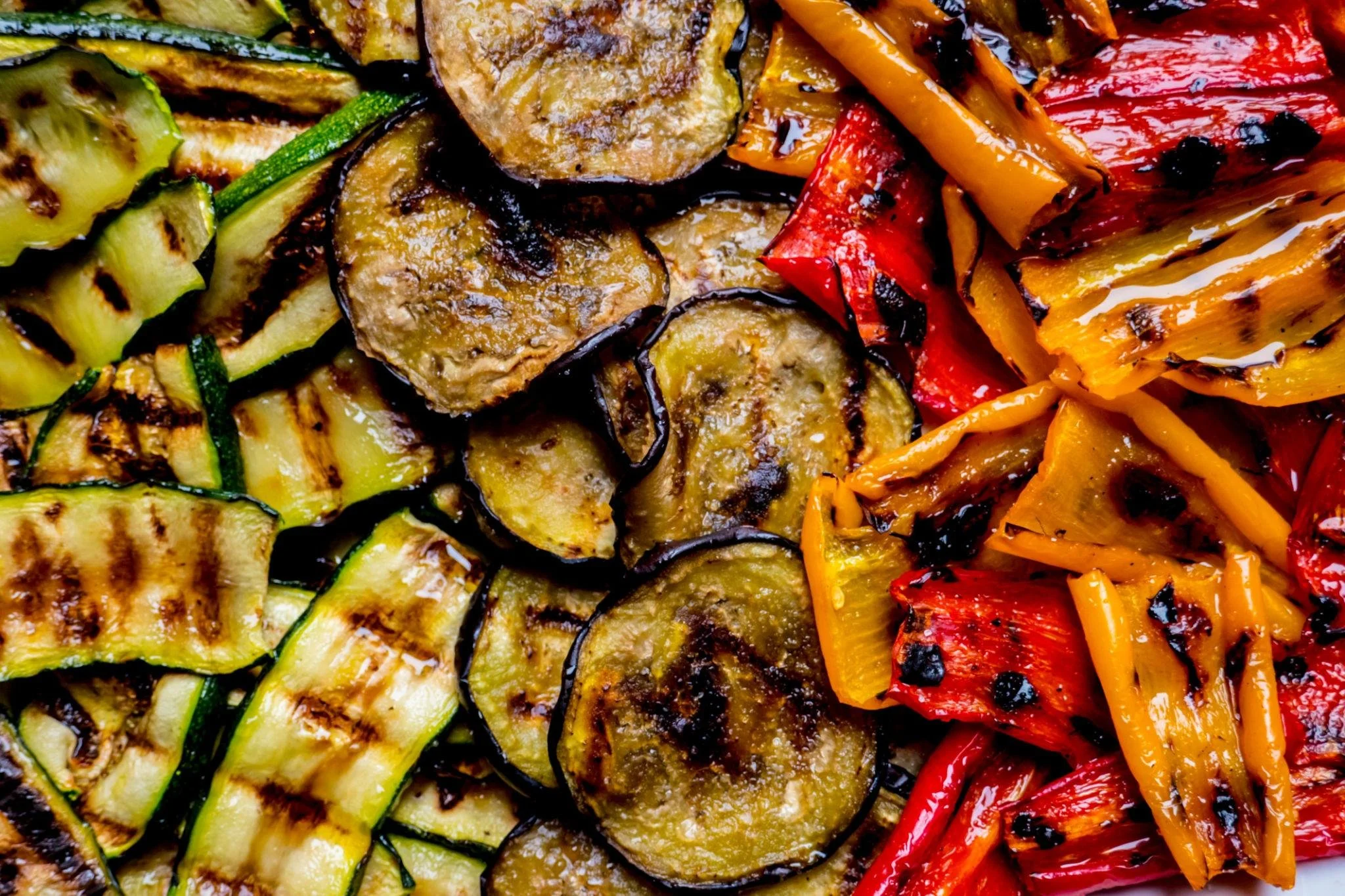 Grilled Zucchini & Peppers