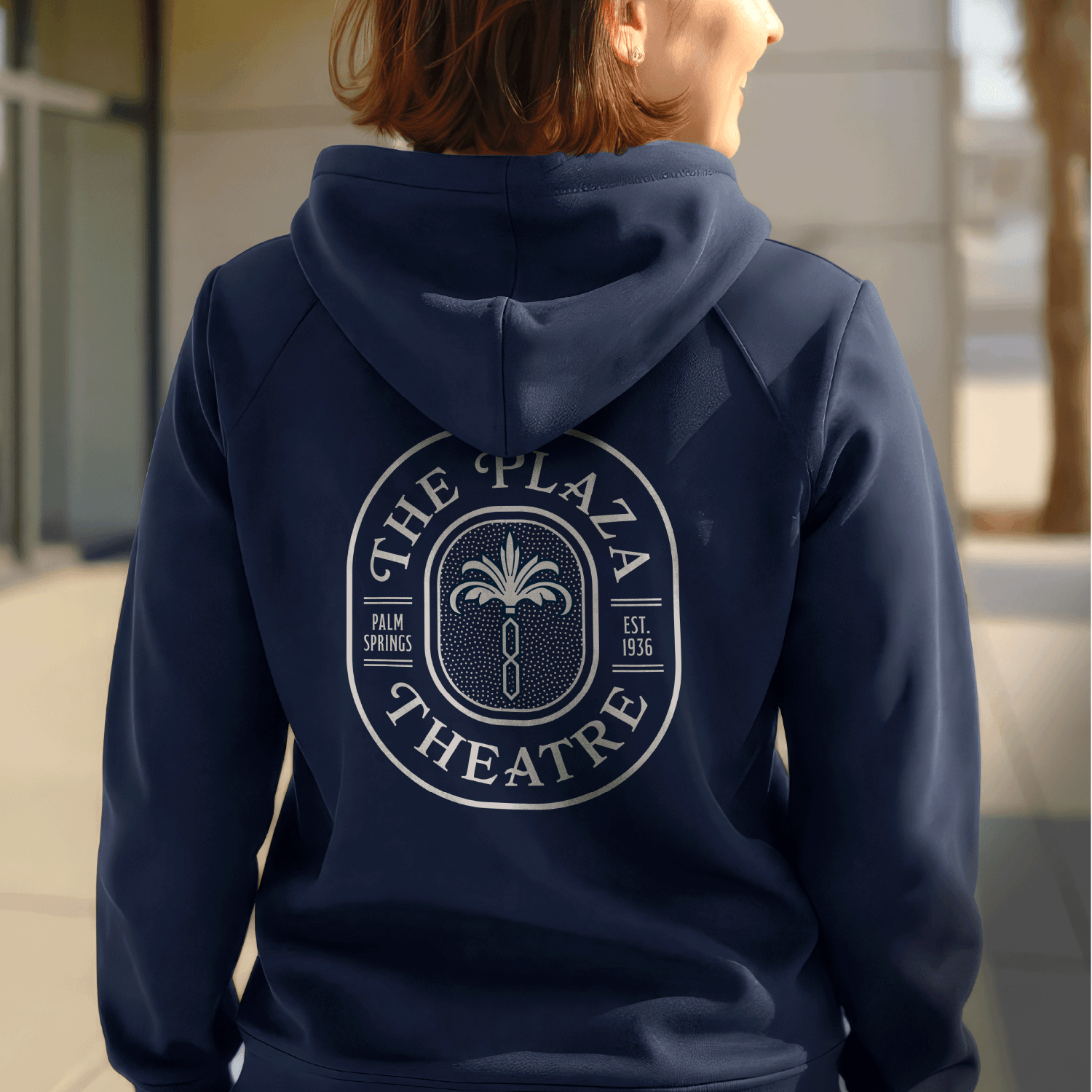 The Plaza Palm Zip-Up Hoodie