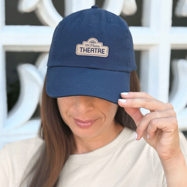 The Plaza Theatre Logo Dad Hat - Navy