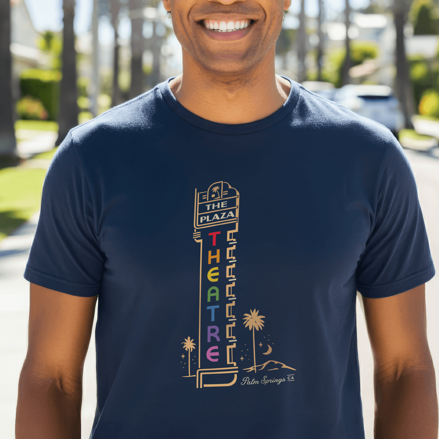 Iconic Sign Pride Tee - Navy