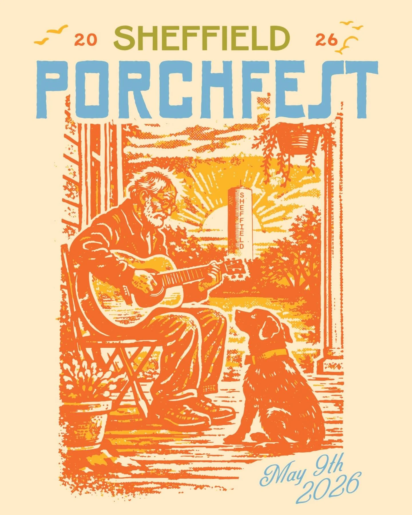 SAVE THE DATE! Sheffield&rsquo;s inaugural PorchFest music festival is happening in two months. The most Shoals music you&rsquo;ll ever get in one day. 💪

Follow to stay updated on the latest PorchFest news!

Designs by: @willustrator_al
