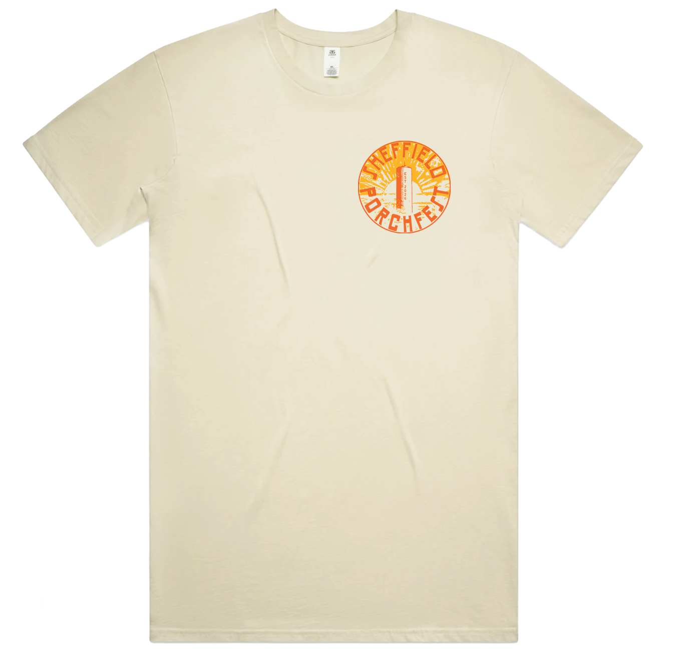 2026 Inaugural Sheffield PorchFest Tee with Lineup