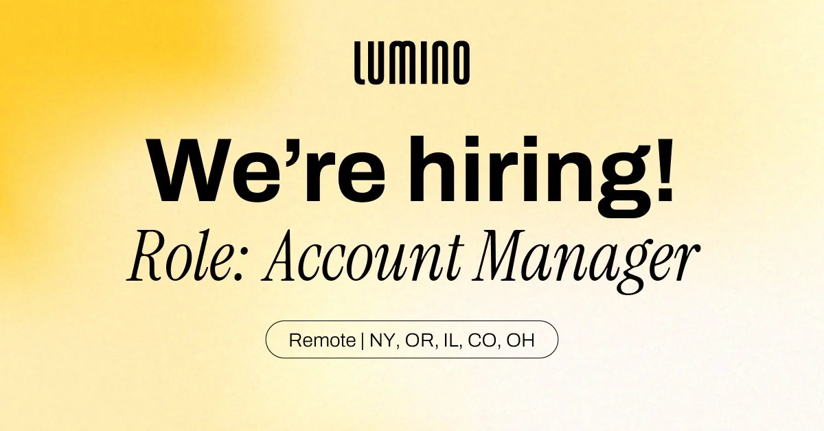 NOW HIRING: Account Manager
