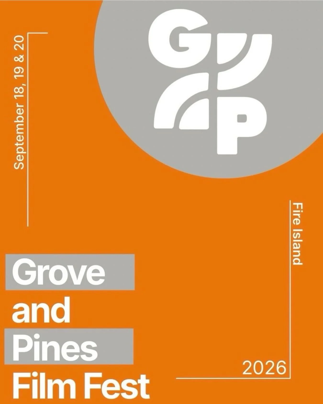 🚨 IT&rsquo;S HAPPENING. 🚨
Grove and Pines Film Festival is officially premiering September 18, 19 &amp; 20! 
Short films. Features. Panels. Parties. All on one of the most iconic queer spaces in the world. This is queer cinema coming home and we wa