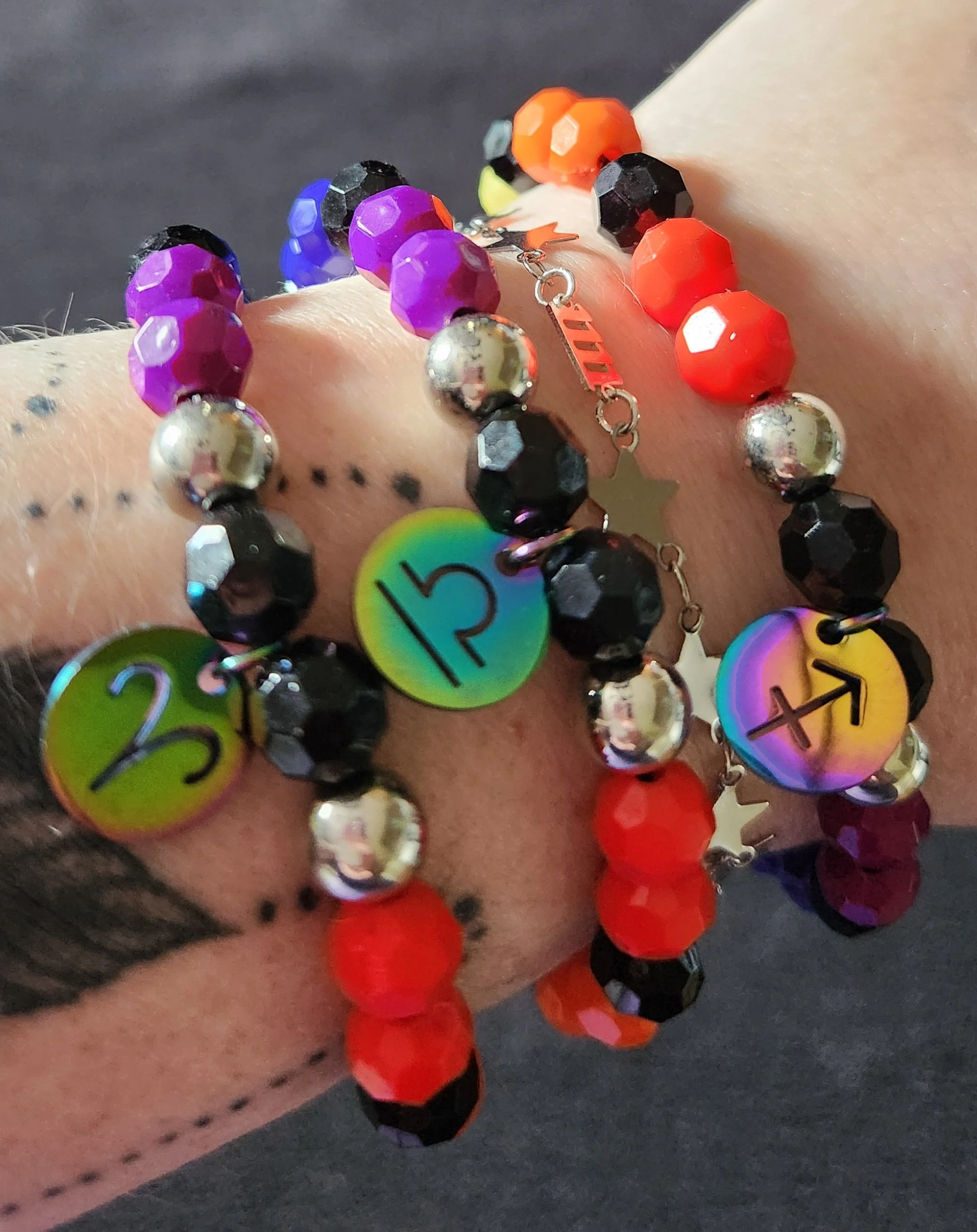 Pride Rainbow Zodiac Bracelet