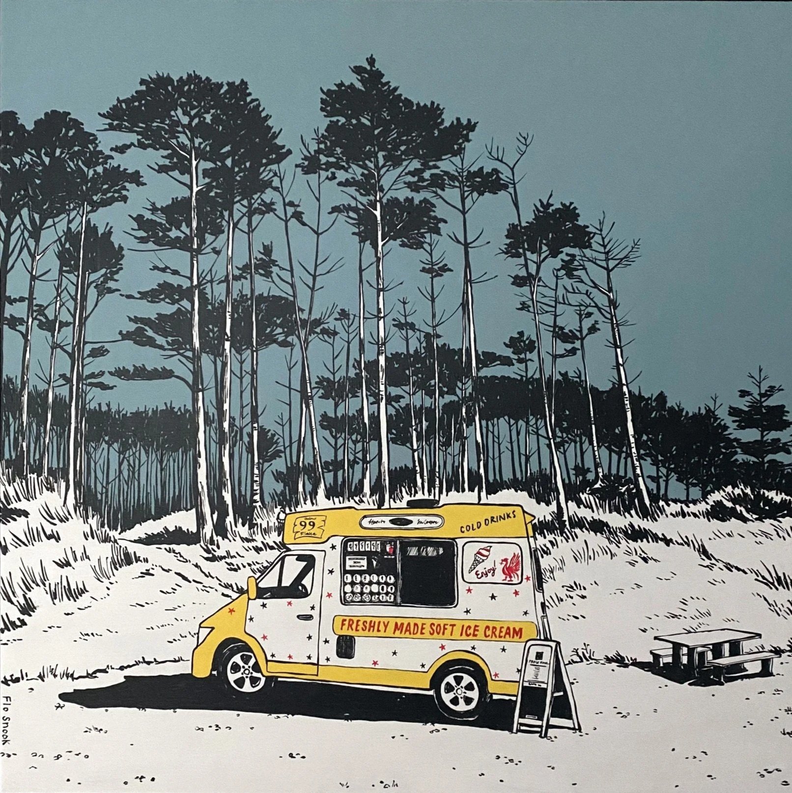 Ice Cream at Newborough Beach