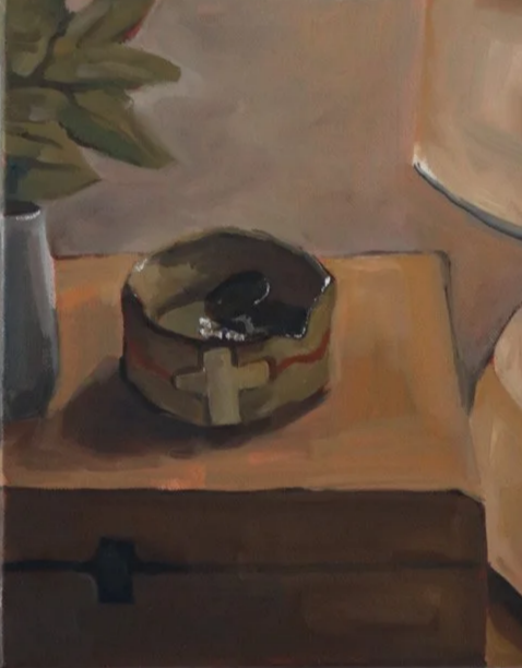 A Place of Nightly Ritual, oil on canvas, 2026