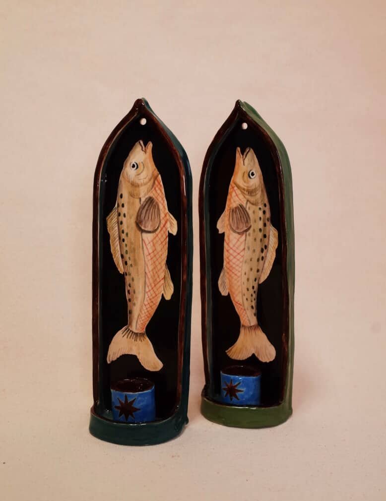 Fish Candle Sconces