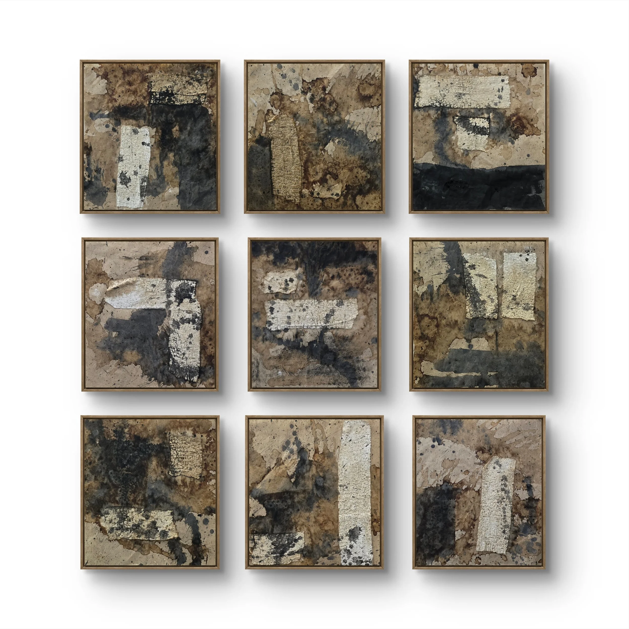 Between Ash and Dust: Mixed Media on Chinese Paper, 30 × 34 cm (each)
(2026)

Price: On request. 